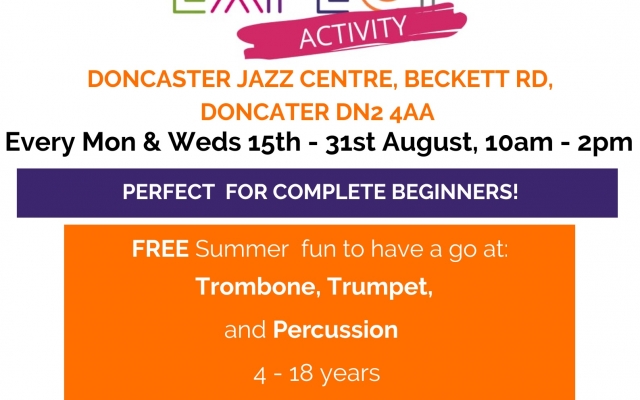 SUMMER ACTIVITIES AT THE JAZZ CENTRE