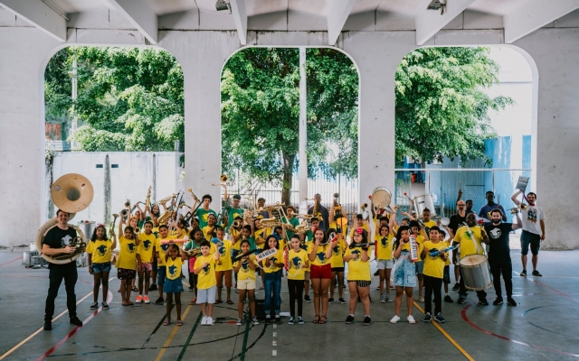 DYJA Delighted to support Favela Brass